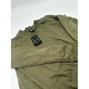 Nike Shield Golf‎ Jacket Womens Medium Olive Green Standard Fit Lightweight